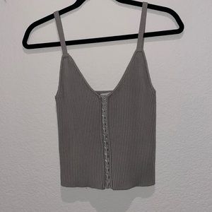 Zara ribbed knit top